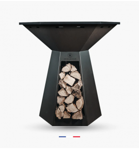 HEXAGONE BRASERO - Grand banquet époxy noir 100