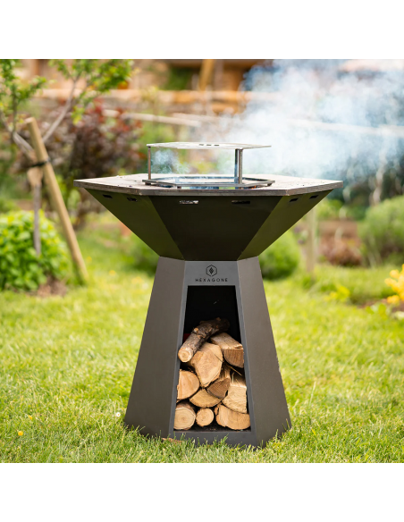 HEXAGONE BRASERO - Grand banquet époxy noir 100