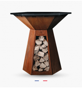 HEXAGONE BRASERO - Festin corten 100
