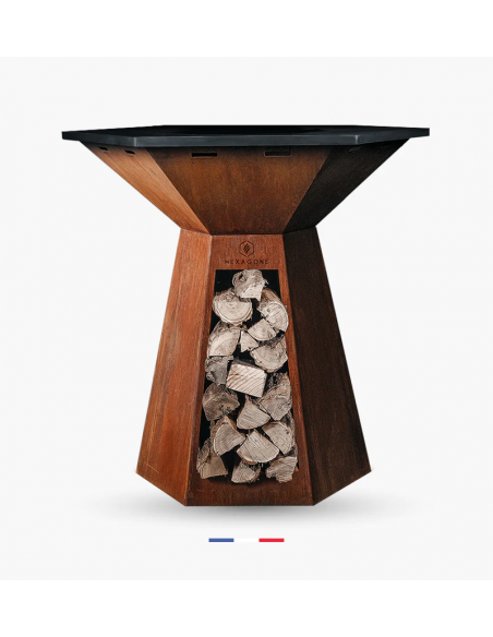 HEXAGONE BRASERO - Festin corten 100