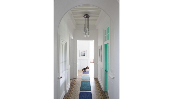 Tapis de bain ENZO peacock