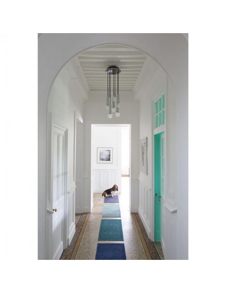 Tapis de bain ENZO peacock