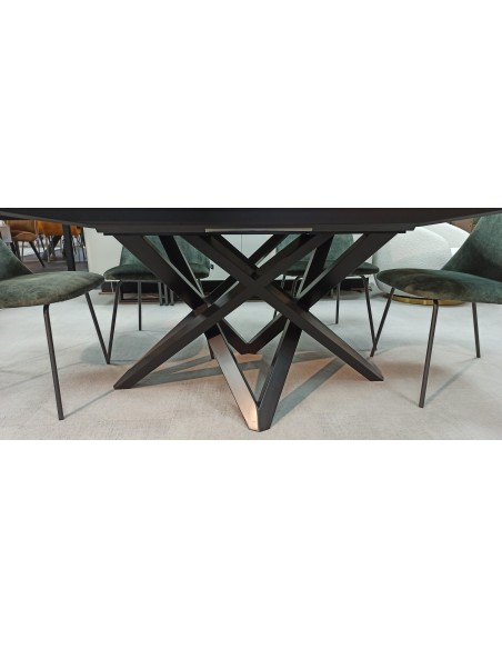 MIAMI - Table extensible dessus céramique STRATA