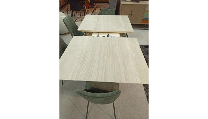 MIAMI - Table extensible dessus céramique STRATA