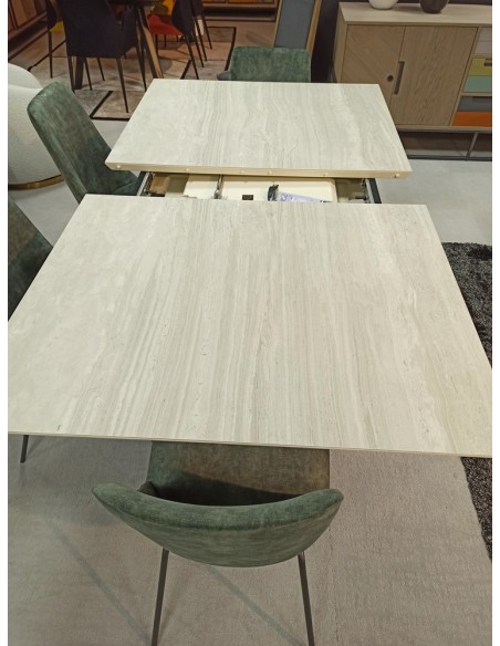 MIAMI - Table extensible dessus céramique STRATA