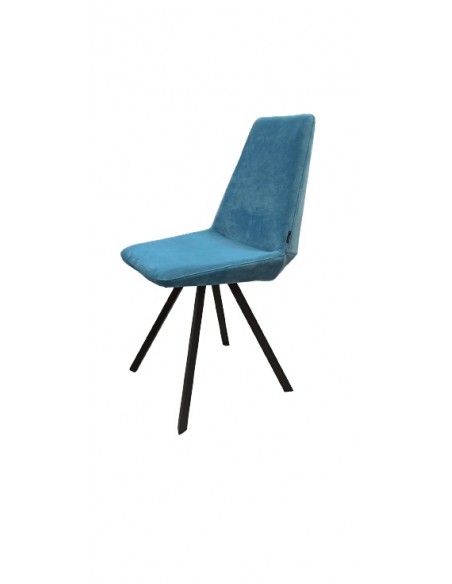 URO - Ensemble de 6 chaises tissu aqua clean
