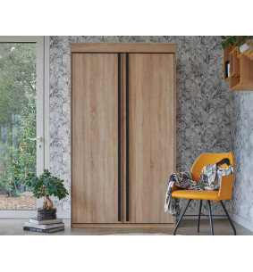 FIRST - Armoire 2 portes battantes bois