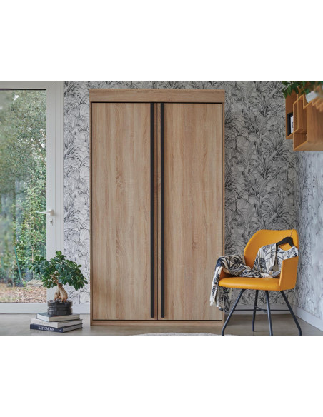 FIRST - Armoire 2 portes battantes bois