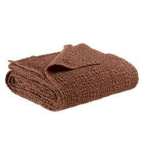 TANA - Plaid tabac 140 X 200