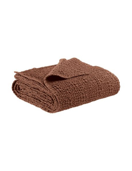 TANA - Plaid tabac 140 X 200