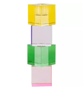 CIARA - Bougeoir cristal multicolore