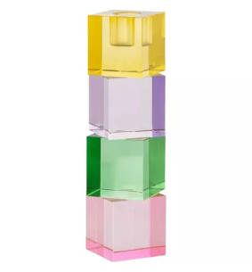 CIARA - Bougeoir cristal multicolore 2