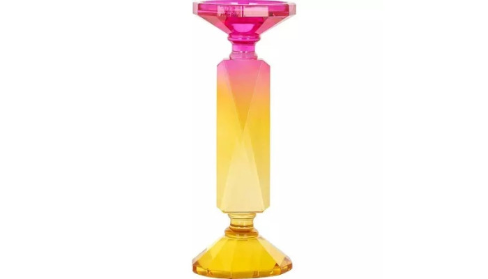 MIRTE- Bougeoir cristal multicolore