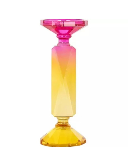 MIRTE- Bougeoir cristal multicolore