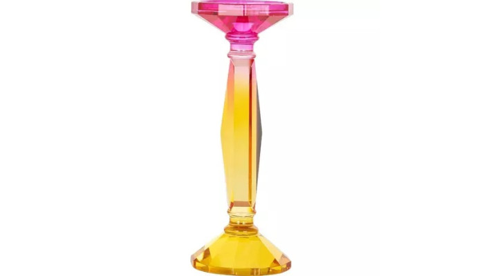 MIRTE- Bougeoir cristal multicolore