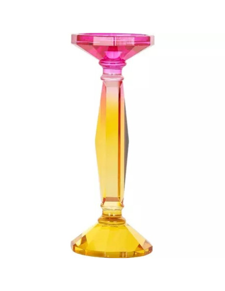 MIRTE- Bougeoir cristal multicolore