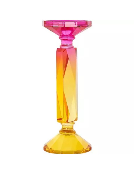 MIRTE- Bougeoir cristal multicolore