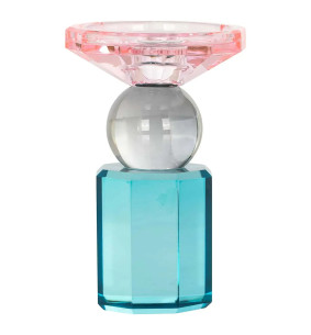 MICHOU - Bougeoir cristal multicolore