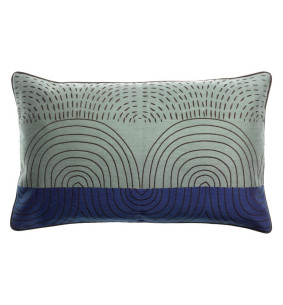 ETNA - Coussin brodé touareg 40 x 65 cm