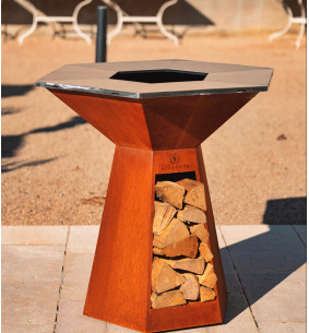 HEXAGONE BRASERO - Festin corten 100 2