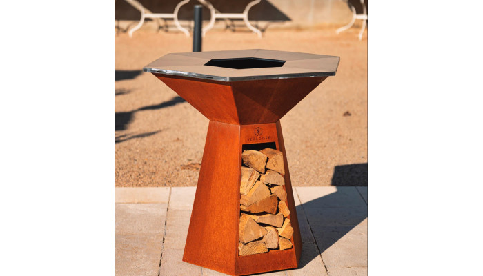 HEXAGONE BRASERO - Festin corten 105