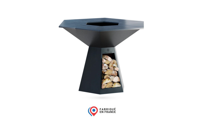 HEXAGONE BRASERO - Grand banquet époxy noir 150