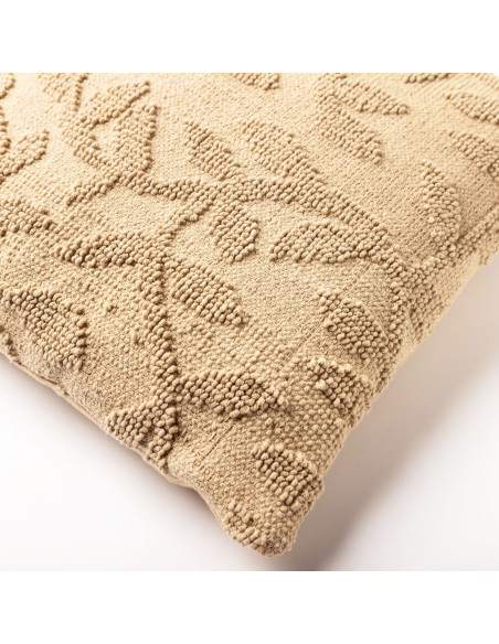 HOJA - Coussin 45x45 cm Semolina - beige