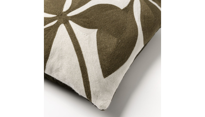 ELIJA - Coussin Snow White 45x45 cm - blanche