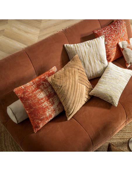 YAMIN - Coussin 45x45 cm - orange