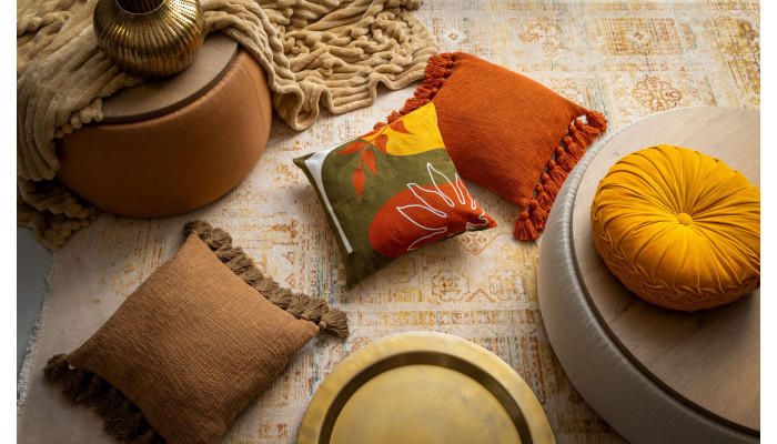 IVAN - Housse de coussin 45x45 cm Olive Branch - vert