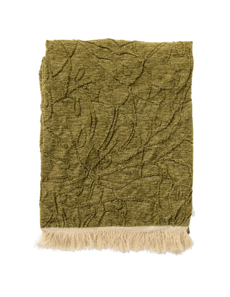 MAYBEL - Plaid 140x180 cm - vert