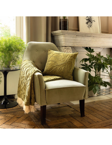 MAYBEL - Plaid 140x180 cm - vert