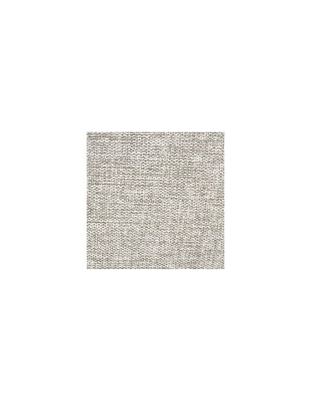 TOPAZE - Chaise tissu craie avec pieds métal