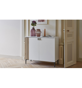TOPAZE - Meuble de rangement largeur 100 cm craie