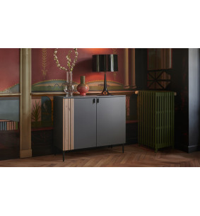 TOPAZE - Meuble de rangement largeur 100 cm carbone