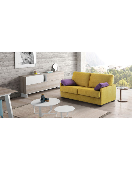 Canapé convertible 3 places avec couchage 140