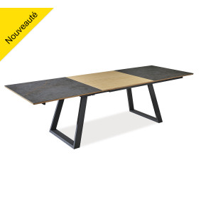 SALTO - Table rectangle 200 x 100 avec 1 allonge "ouverture automatique" 2