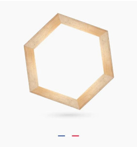 HEXAGONE BRASERO - Ceinture bois 150