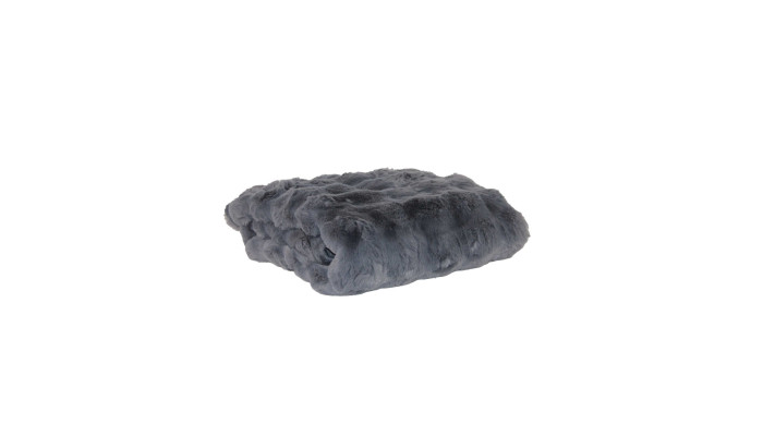 BUBBLE - Plaid douceur anthracite