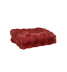 BUBBLE - Plaid douceur brique