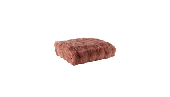 BUBBLE - Plaid douceur poudre