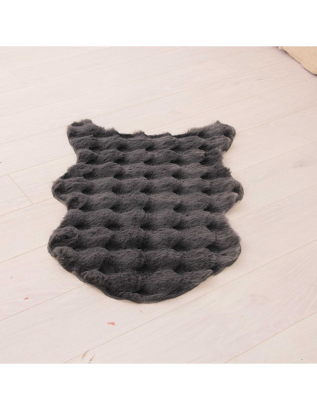 BUBBLE - Tapis douceur anthracite
