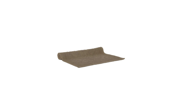 EDEN ROCK - Tapis de bain brodé naturel