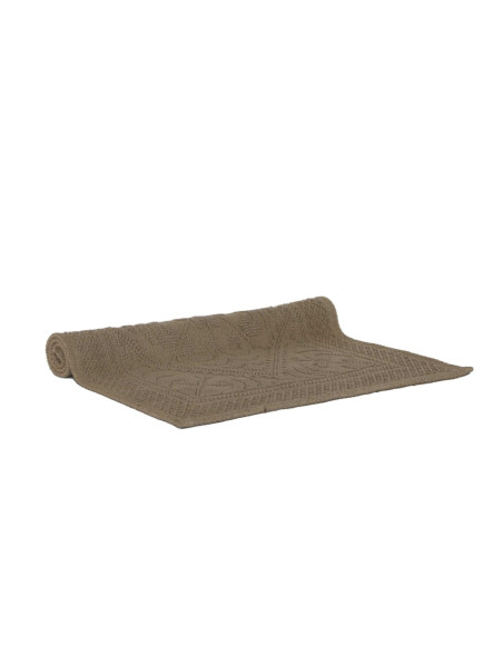EDEN ROCK - Tapis de bain brodé naturel