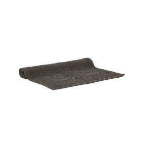EDEN ROCK - Tapis de bain brodé taupe foncé
