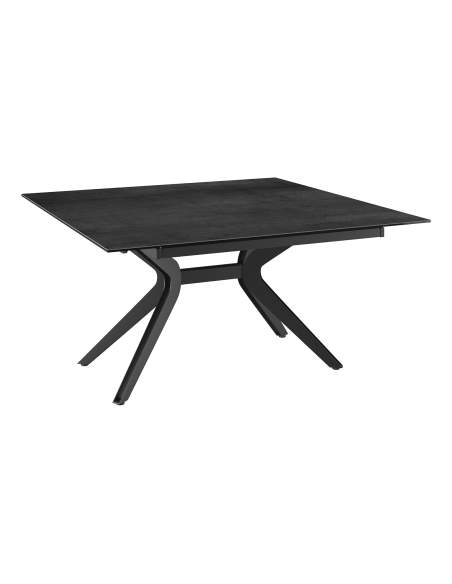 ATTRAIT - Table 2 allonges rétractables céramique titane