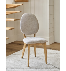 ALVA - Chaise tissu