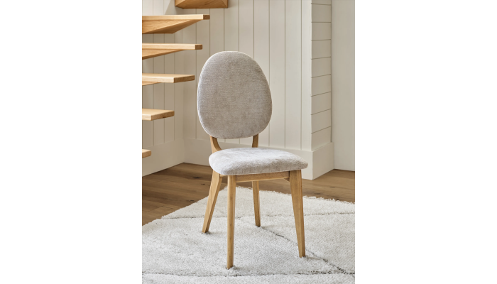 ALVA - Chaise tissu