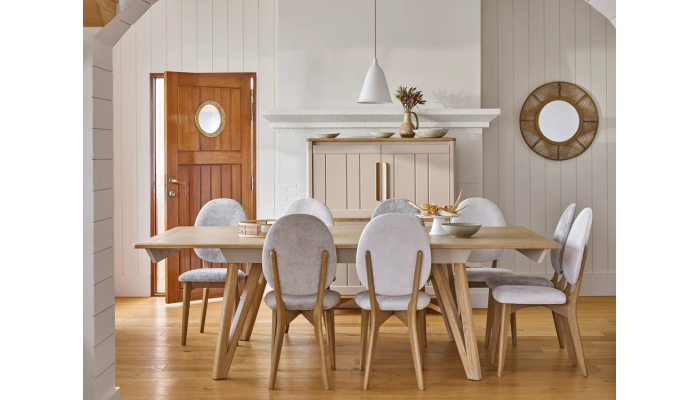 ALVA - Table rectangulaire avec allonges