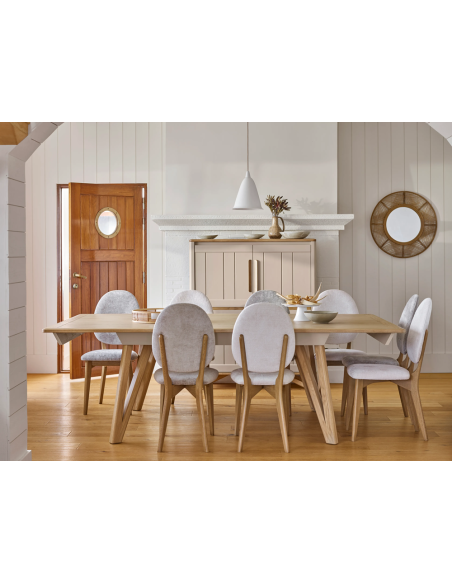 ALVA - Table rectangulaire avec allonges